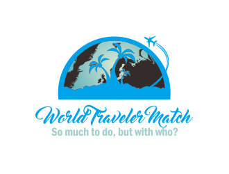 World Traveler Match  logo design by stark