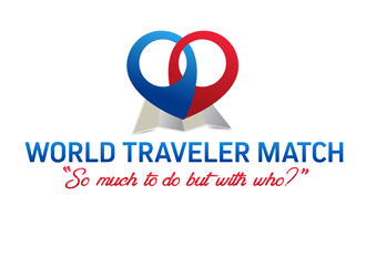 World Traveler Match  logo design by megalogos