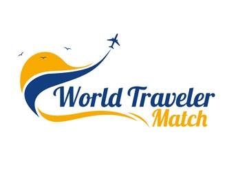 World Traveler Match  logo design by LogoInvent