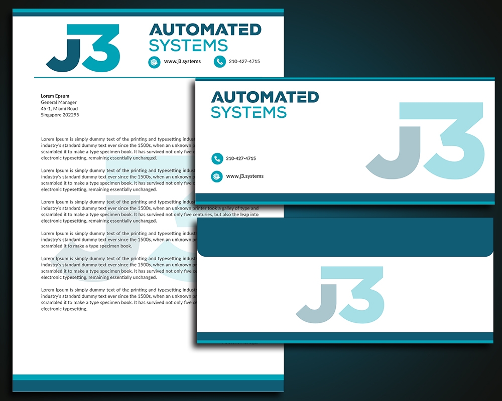 J3 Automated Systems logo design by MastersDesigns