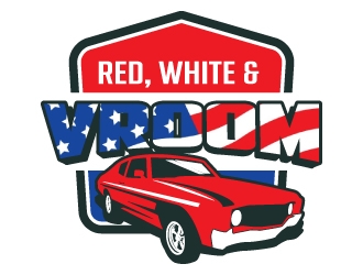 Red, White & Vroom logo design by jaize