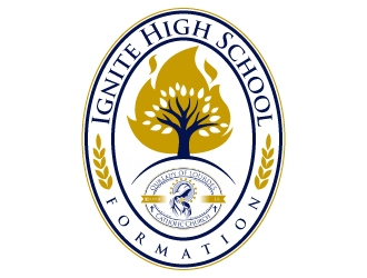 Ignite High School Formation logo design by jaize