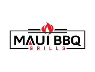 Maui BBQ Grills logo design by jaize