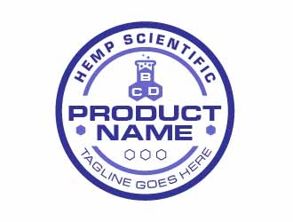 Hemp Sceintific logo design by SOLARFLARE