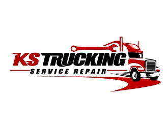 K S Trucking Service Repair logo design by aRBy