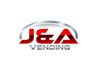 J & A Vending  logo design by uttam
