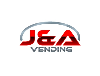 J & A Vending  logo design by uttam