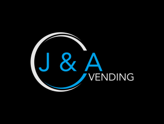 J & A Vending  logo design by ellsa