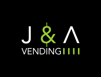 J & A Vending  logo design by ellsa