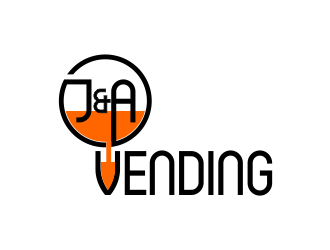 J & A Vending  logo design by qqdesigns