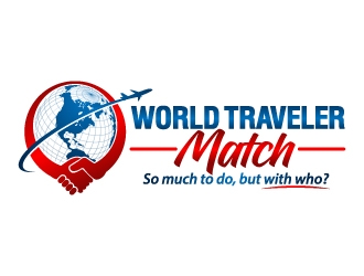 World Traveler Match  logo design by jaize