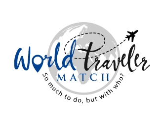World Traveler Match  logo design by nexgen