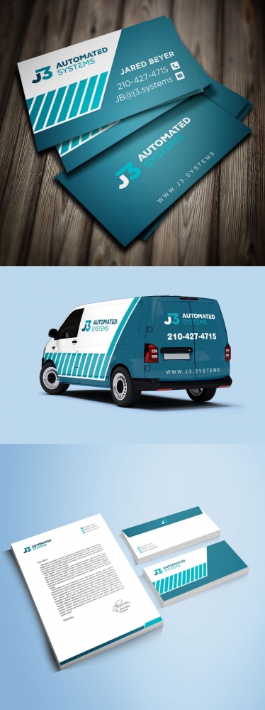 J3 Automated Systems logo design by Kindo