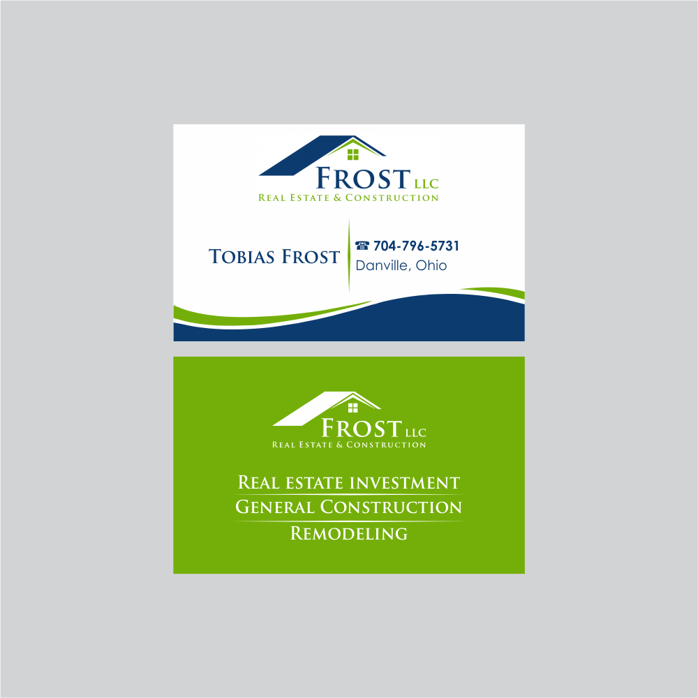 Frost Real Estate & Construction LLC Digital Design 48hourslogo