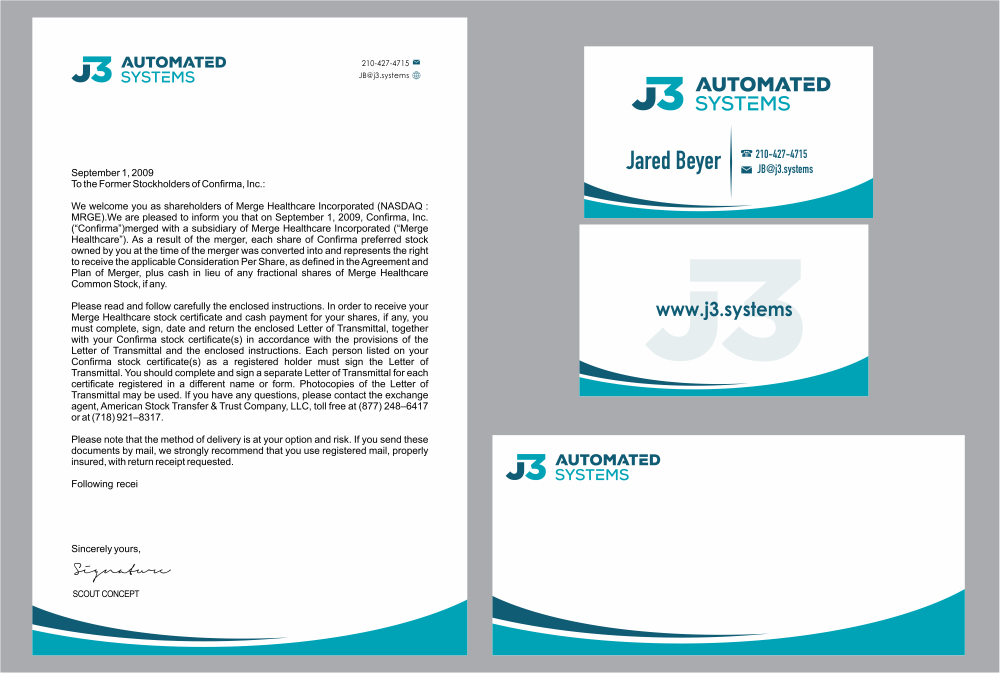 J3 Automated Systems logo design by Girly