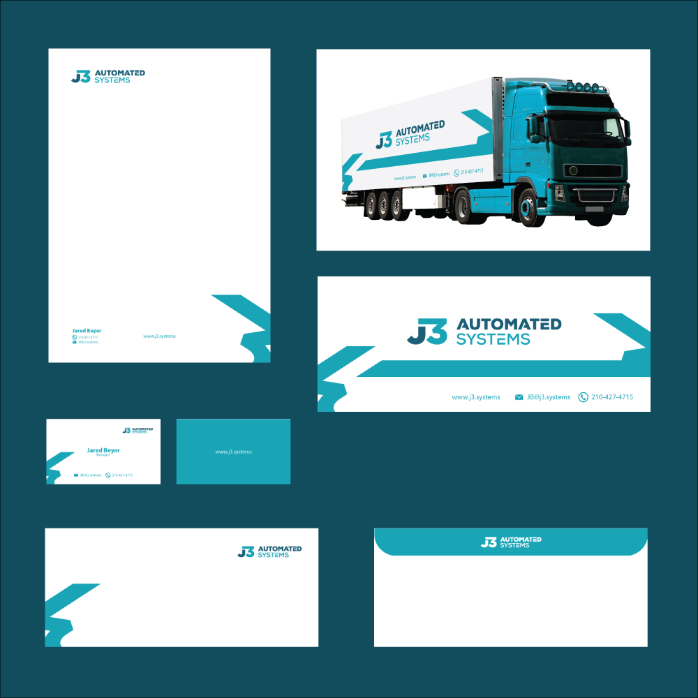 J3 Automated Systems logo design by sidiq384