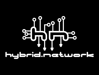 Hybrid Network logo design by torresace