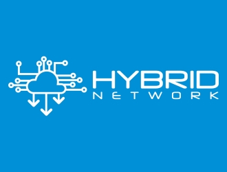 Hybrid Network logo design by xteel