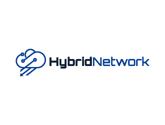 Hybrid Network logo design by uyoxsoul
