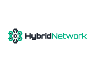 Hybrid Network logo design by uyoxsoul