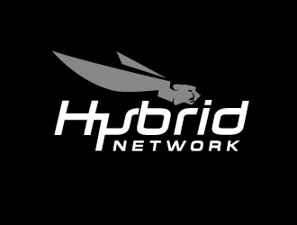 Hybrid Network logo design by josephope
