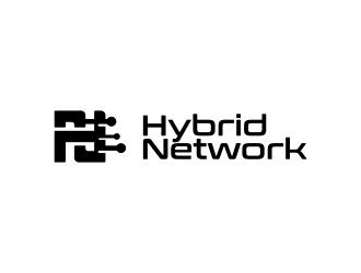 Hybrid Network logo design by Raynar