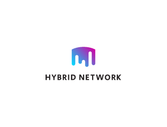 Hybrid Network logo design by Cosmos