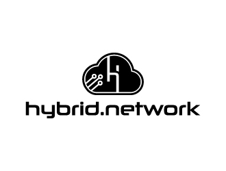 Hybrid Network logo design by zakdesign700