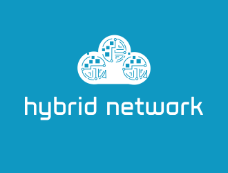 Hybrid Network logo design by JessicaLopes