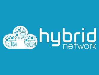 Hybrid Network logo design by JessicaLopes