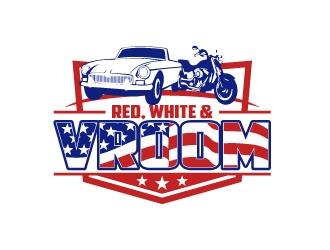 Red, White & Vroom logo design by jaize