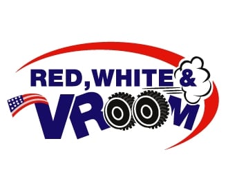 Red, White & Vroom logo design by PMG