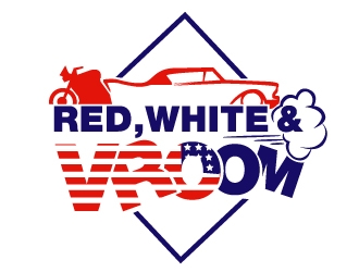 Red, White & Vroom logo design by PMG