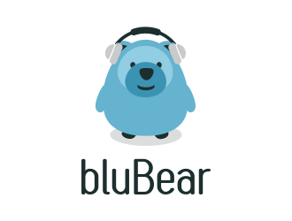 bluBear or blu Bear logo design by Ibrahim