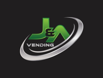 J & A Vending  logo design by lbdesigns
