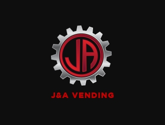 J & A Vending  logo design by lbdesigns