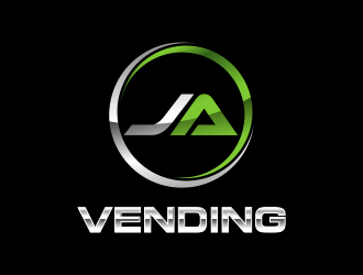 J & A Vending  logo design by done