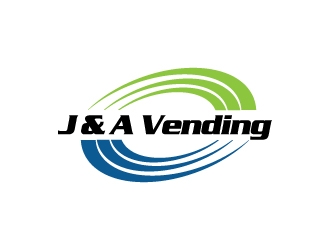 J & A Vending  logo design by zakdesign700