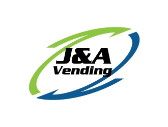 J & A Vending  logo design by zakdesign700