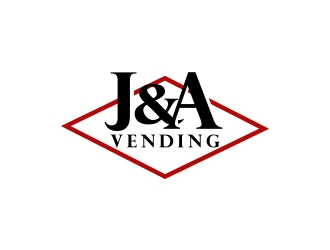 J & A Vending  logo design by shernievz