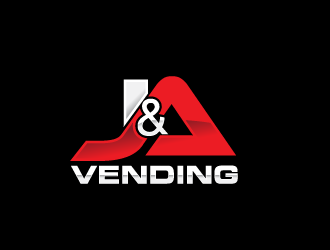 J & A Vending  logo design by bluespix