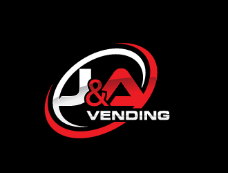 J & A Vending  logo design by bluespix