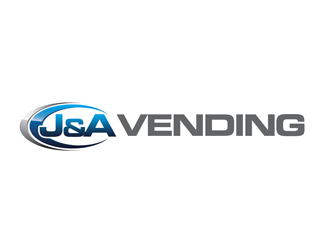 J & A Vending  logo design by kunejo