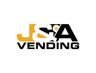 J & A Vending  logo design by MarkindDesign