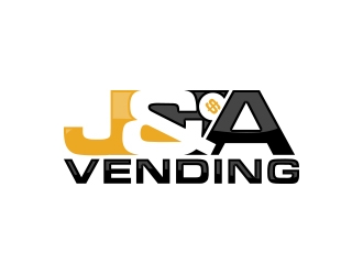 J & A Vending  logo design by MarkindDesign