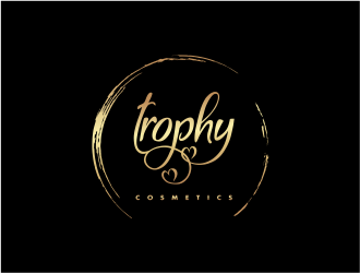 Trophy Cosmetics  logo design by MariusCC