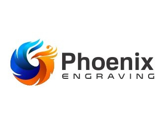 Phoenix Engraving logo design by AisRafa