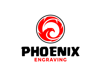 Phoenix Engraving logo design by SmartTaste