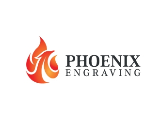 Phoenix Engraving logo design by nehel