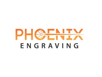 Phoenix Engraving logo design by usashi